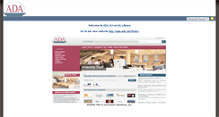 Desktop Screenshot of library.ada.edu.az